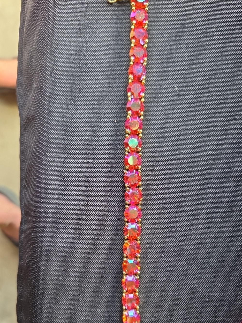 Park Lane Pink Iridescent Impression Bracelet Set In Gold